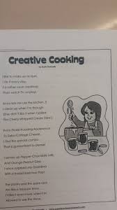 Creative Cooking Poem And Freckle Juice Will Be Used As Models For A Compare And Contrast Activity Compare Freckle Juice Mother Daughter Book Club Book Study