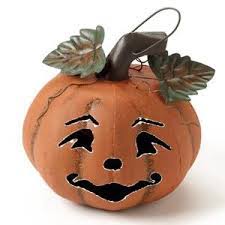 But back to the glowing pumpkin lanterns. Halloween Metal Pumpkin Lantern The Blueberry Store
