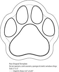 Dog Paws Template Printable Nextinvitation Templates Applique Templates Paw Template Dog Template