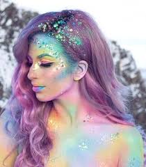 80 Best Beautiful And Cutest Mermaid Hairstyle Design And Hair Color For Halloween And Prom Diaror Diary Pa Mermaid Hair Hair Designs Mermaid Face Paint