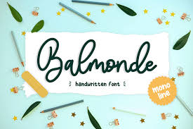 Every font is free to download! Download Free Font Balmonde