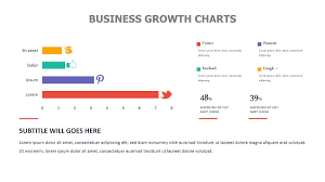 business growth charts powerslides