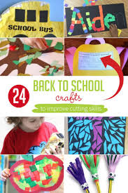Place strips of paper onto. 24 Back To School Crafts For Preschoolers With Cutting Hoawg