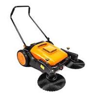 RT980S 38" Manual Push Powered Floor Sweeper, 38,000 sqft/h, Triple  Brushes, Air filter For Dust Control