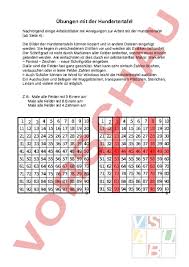 8 kostenlose arbeitsblätter für das üben im hunderterfeld in der 2. Arbeitsblatt 100 Tafel Mathematik Multiplikation