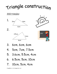 Image result for triangle construction