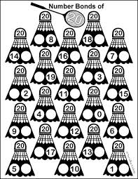 Number 20 Math Worksheets For 1st Grade Number Bonds Worksheets Free Math Worksheets Number Bonds To 20