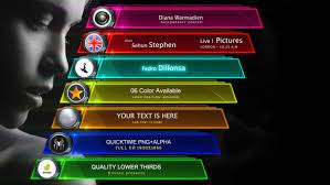 Neon Lights Lower Thirds Lower Thirds Neon Lower