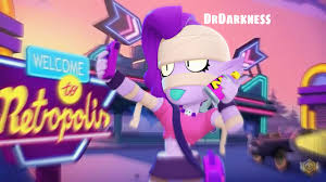 Emz is a common brawler who is unlocked as a trophy road reward upon reaching 8000 trophies. College Emz New Skin Brawl Stars Youtube