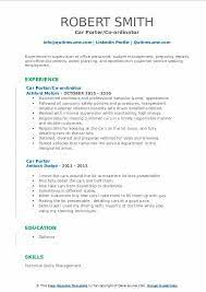 Many people just don't consider working at a car dealership as a viable career remember that what they want may not be what they need. Car Porter Resume Samples Qwikresume