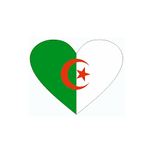 Heure du ftour pendant le ramadan. Sticker Drapeau Algerie En Forme De Coeur Etiquette Autocollant