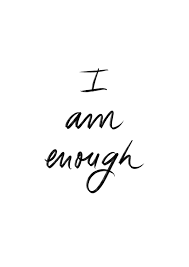 Not enough quotations to activate your inner potential: I Am Enough Mini Art Print By Maria Mano Without Stand 3 X 4 In 2021 Pretty Quotes Enough Is Enough Quotes Self Love Quotes