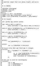 We can override this behavior using a special phony target called.default. Makefiles In Linux An Overview Codeproject