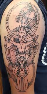 Here is a viking god tattoo on hand with blue eyes. Viking Tattoo Designs Meanings Did Vikings Have Tattoos