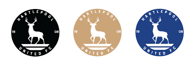 4th place in the national league 2020/2021 table Hartlepool United Official Club Crest Studio Smart Giant