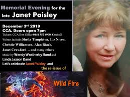 Memorial Evening for Janet Paisley CCA