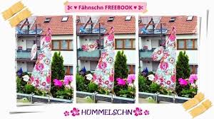 Fahnschn Freebook Garten Windspiele Diy Deko