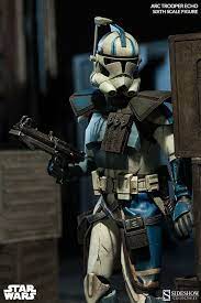 Sideshow Collectibles Star Wars The Clone Wars Arc Clone Trooper Echo Phase Ii Armor 2 Jpg 533 800 Star Wars Pictures Star Wars Images Star Wars