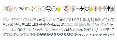The font falls under the classification of pi fonts. Wingdings Font Free Download