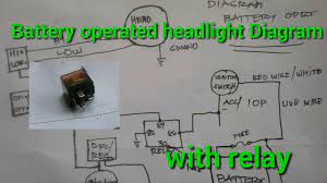 Alternatively, the mechanic could buy a replacement harness if they are available for a particular make/model. Battery Operated Headlight Diagram With Relay Youtube