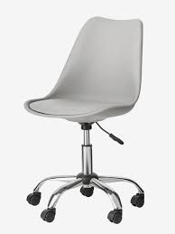 Chaise De Bureau Primaire A Roulettes Gris Vertbaudet Chaise Bureau Chambre Ado Fille Grise Et Bureau