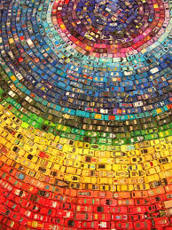 神人之作 上千台玩具車所排出的圓形彩虹 大人物 54565 rainbow toy rainbow world of color