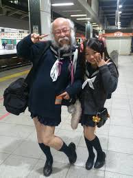 This Is Just A Middle Aged Man Dressed As A Japanese Schoolgirl Japan Memes Aesthetic Japan
