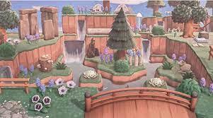 New Horizons Island Designs Posted On Instagram Island Design Idea Credits To Shrubstart Animal Crossing Game Animal Crossing Qr New Animal Crossing