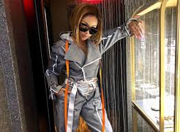 South african media personality rocks toju fojeh in a these flawless photograph taken by celebrity photographer obi somto. Bonang Matheba Grey Jumpsuit Online Youth Magazine Zkhiphani Com