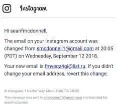 I deleted my rescue email address, and attempted to change my apple id. My Instagram Got Hacked Here S How I Fixed It By Sean Mcdonnell Medium