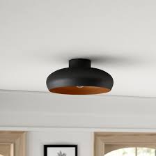 Rated 4 out of 5 stars. Zipcode Design Campbell 1 Light Semi Flush Mount Reviews Wayfair Co Uk