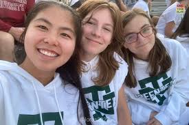 My name is Caroline White. I am a senior at New Trier High School and I  live in Winnetka, IL. My major is still undecided but I am thinking either  sociology or