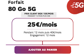 sfr un forfait 5g illimite des 15 par mois et 180 d economies