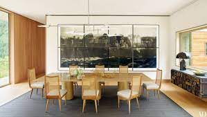 This Aspen Home Is A Nature Lover S Dream Minimalist Dining Room Architectural Digest Dining Room Modern Console Tables