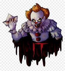 Clown Clipart Pennywise Dancing Clown Clown Pennywise Horror Icons Deviantart Drawings Pennywise Funny Horror Hd Png Download Vhv