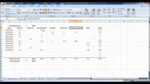 How to make a cashier count chart in excel : How To Create A Petty Cash Account Using Excel Part 1 Youtube