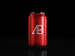 The psd file measures 3500 x 2300 px at 300 dpi and has a smart object. Soda Can With Water Drops Free Mockup Free Mockup