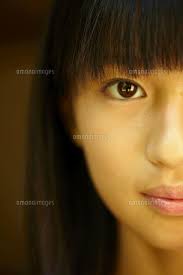 女の子の顔のアップ 11070007286 の写真素材 イラスト素材 アマナイメージズ 女の子の顔 顔 写真