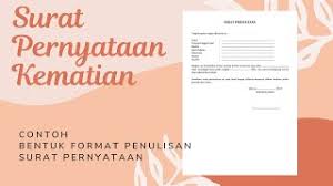B= untuk surat keluar yang ditujukan kepada external nu atau kepada instansi c. Contoh Surat Wali Dan Pengesahan Kematian Ibubapa Ucapan Cute766