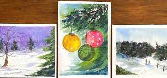 These christmas toilet paper roll crafts are so easy and fun to make! Christmas Card Watercolor Art Feltmagnet Crafts
