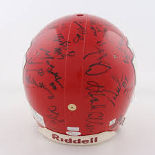 1994 Chiefs Full-Size Authentic Helmet Team-Signed By (45) with Joe  Montana, Derrick Thomas, Marcus Allen, Neil Smith(JSA)