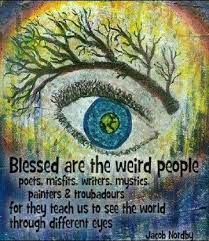 Sharpen your rough edges and be the best version of your weird self. Blessed Are The Weird People Jacob Nordby Real Rest Is The Best