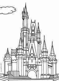Castle Coloring Pages Castle Coloring Page Cinderella Coloring Pages Disney World Castle