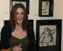 This is just a fanpage. Frances Bean Cobain Aka Fiddle Tim Scumf At La Luz De Jesus Gallery Huffpost