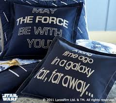 A Long Time Ago In A Far Far Away Star Wars Decorative Shams From Pottery Barn Kids 24 50 Star Wars Pillow Star Wars Bed Pottery Barn Star Wars