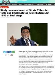 One of the areas of change was in simplifying the process around dispute resolution. Leong Dei Kun Ldk Strata Title Act Amendment 2020