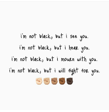Just nod if you can hear me is there anyone at home? I Am Not Black But I Stand With You Your Lives Dont Just Matter Today Or Tomorrow But Everyday You Are Important Deserve To Be Treated With Rights Instead Of Injustice