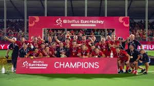 Red lions en fans in extase na thriller. Belfius Eurohockey Championships Antwerp 2019