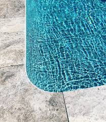 Nothing Beats Stunning Clear Pool Water And A Perfectly Finished Pool Coping Beadcrete In Colour Taumesina Platinum Pool Coping Travertine Outdoor Blanket