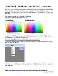 Fillable Online 510 Color Chart 2040 Color Chart Multirip